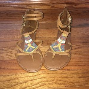 MUDD Zip-Back Sandals